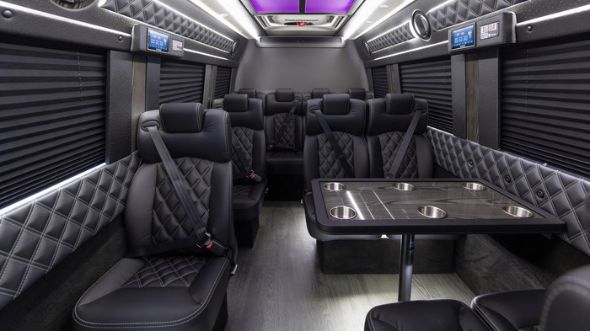 new haven 15 passenger sprinter van interior