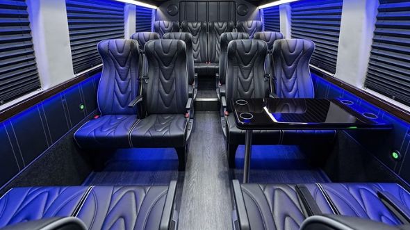 new haven 20 passenger sprinter van interior