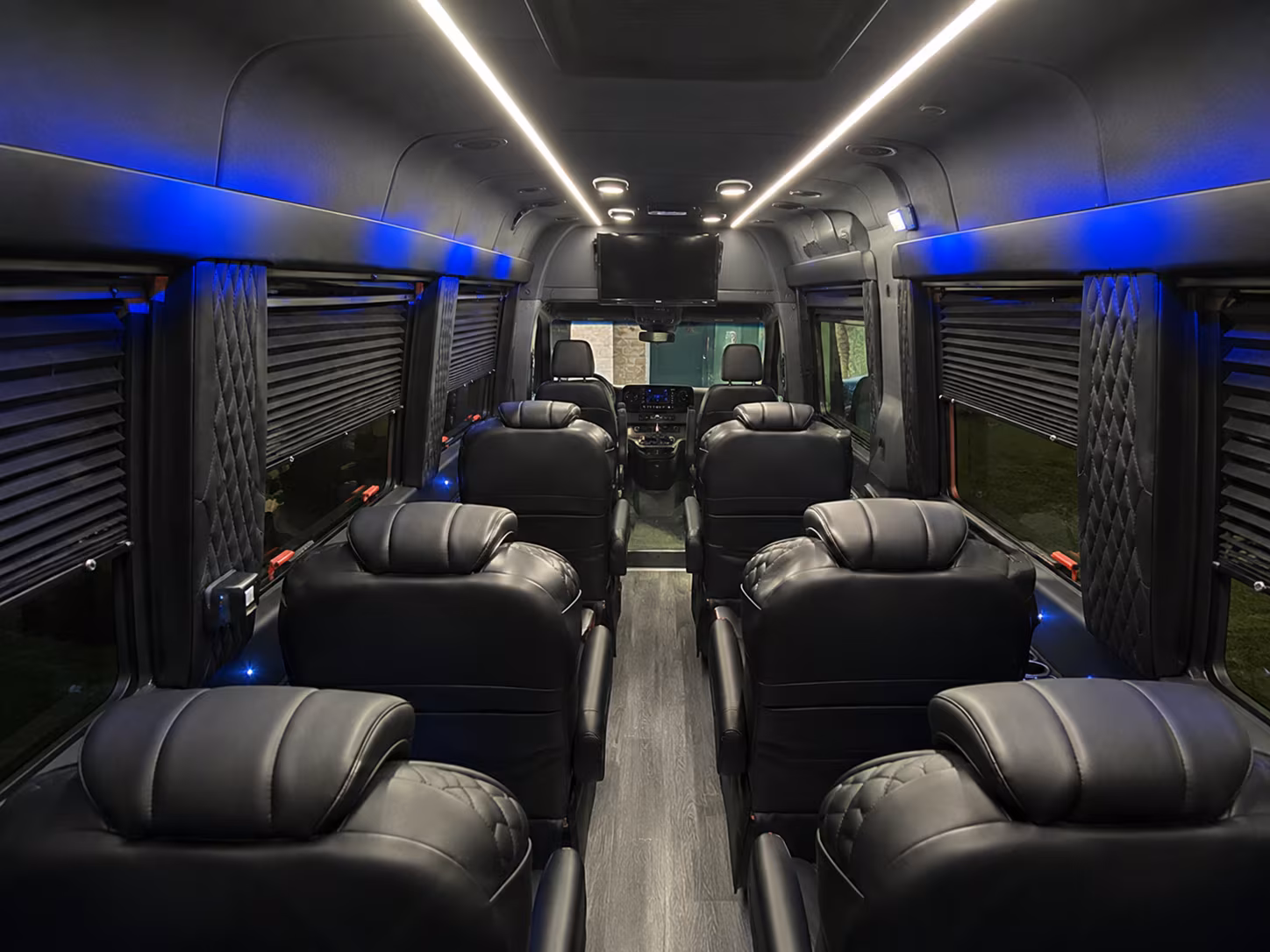 12 passenger sprinter van inside
