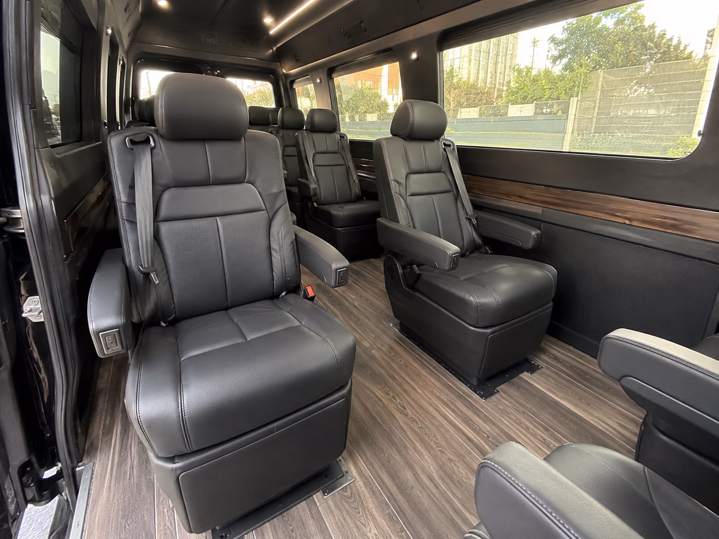 new haven 10 passenger sprinter van inside
