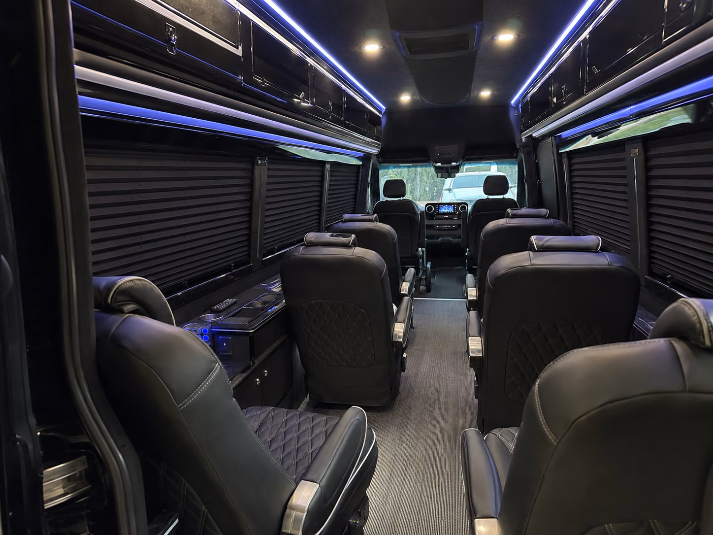new haven 10 passenger sprinter van interior