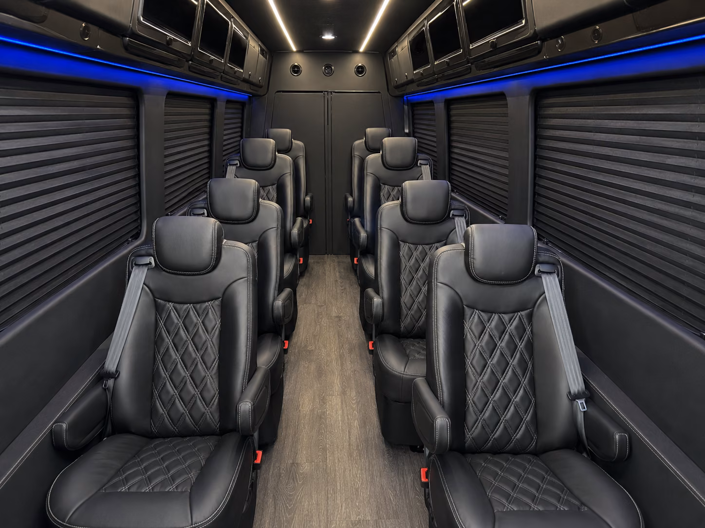 new haven 12 passenger sprinter van interior