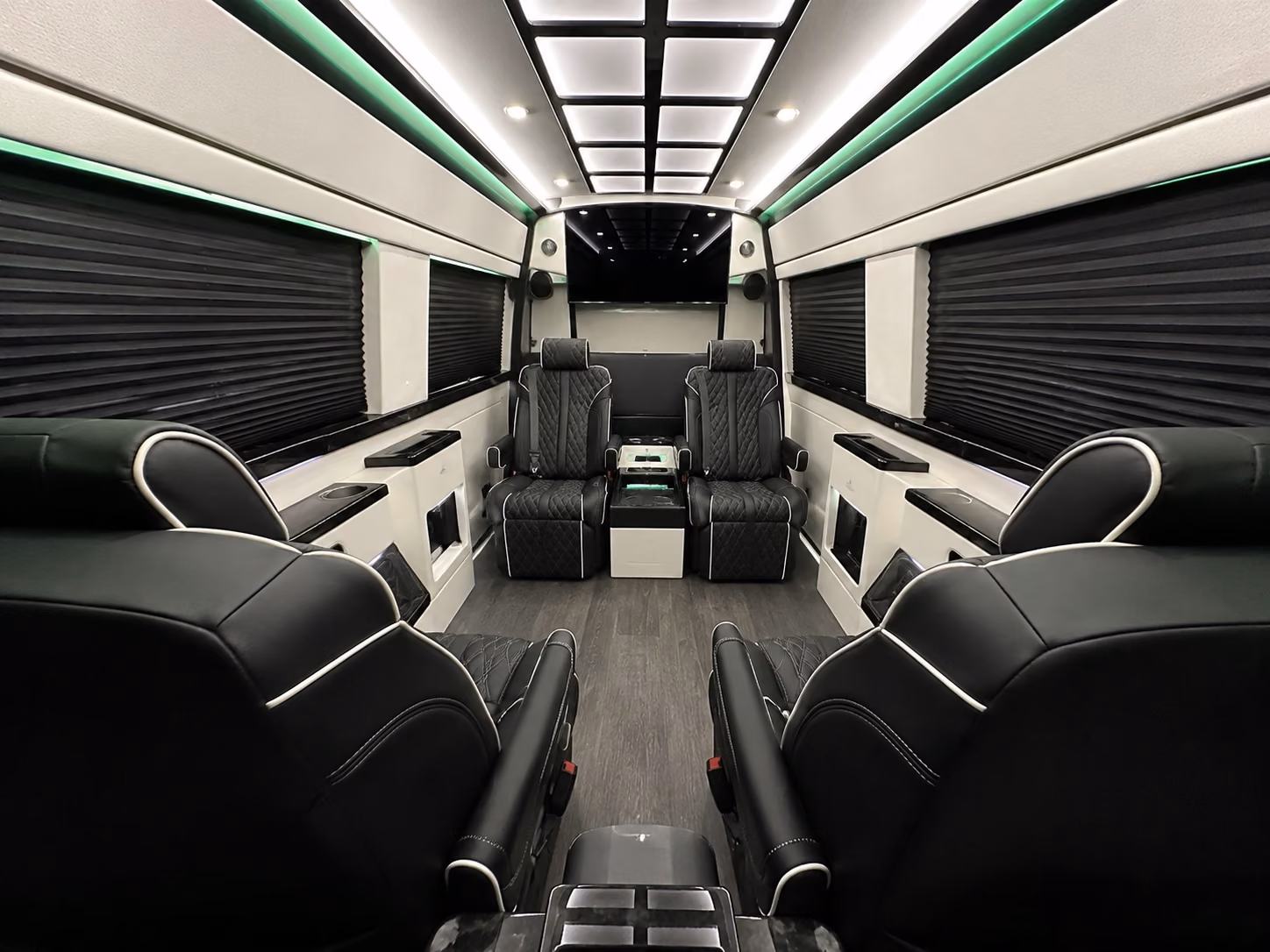 new haven 18 passenger sprinter van inside