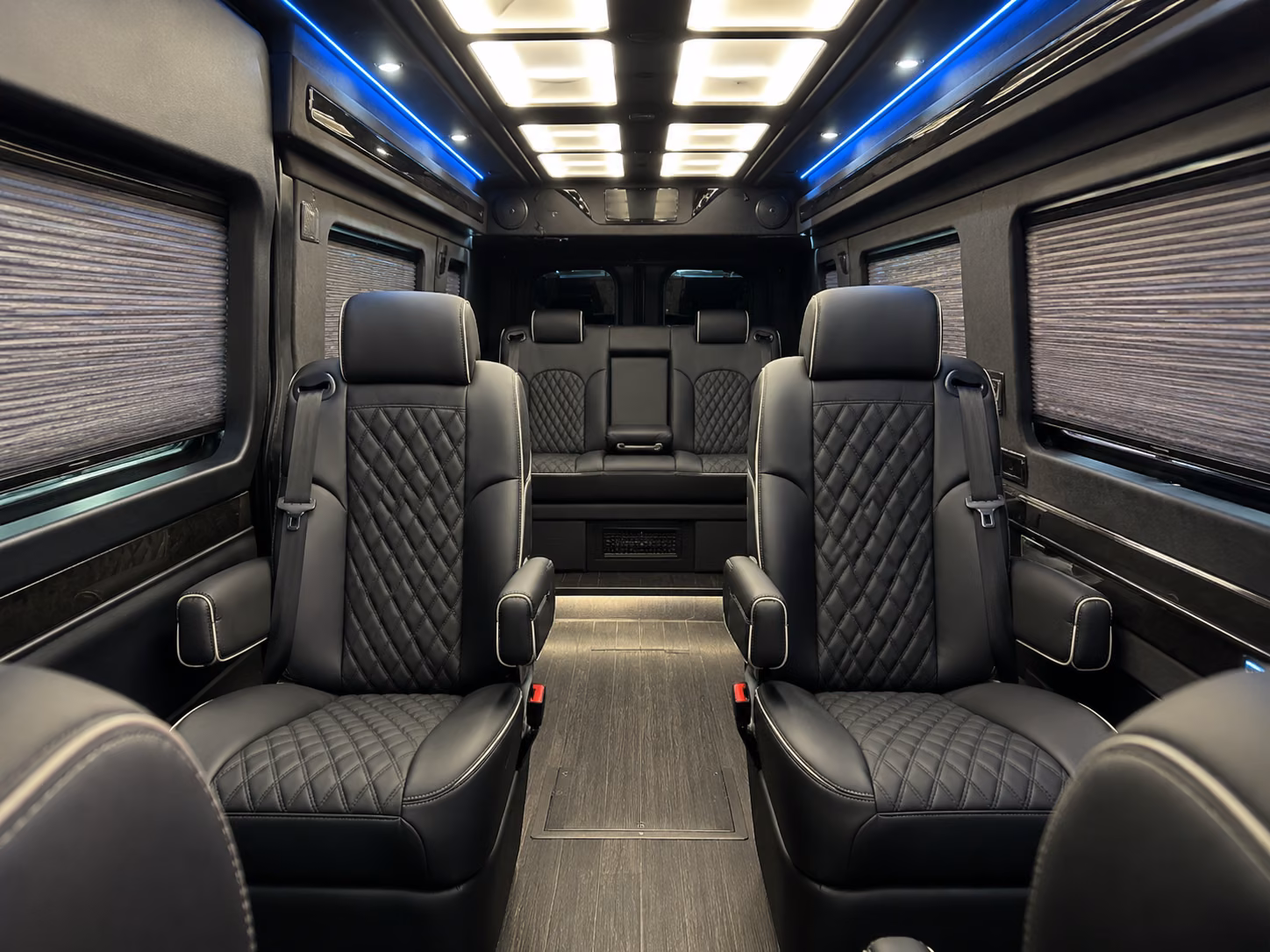 new haven 18 passenger sprinter van interior
