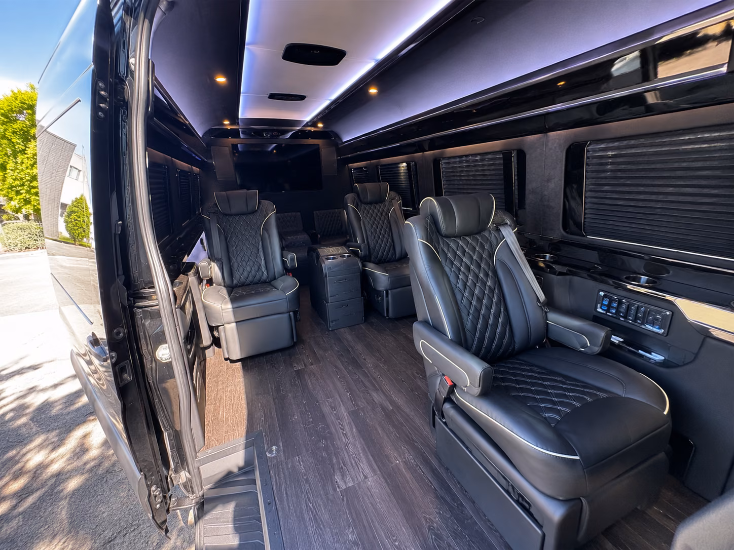 new haven 20 passenger sprinter van interior