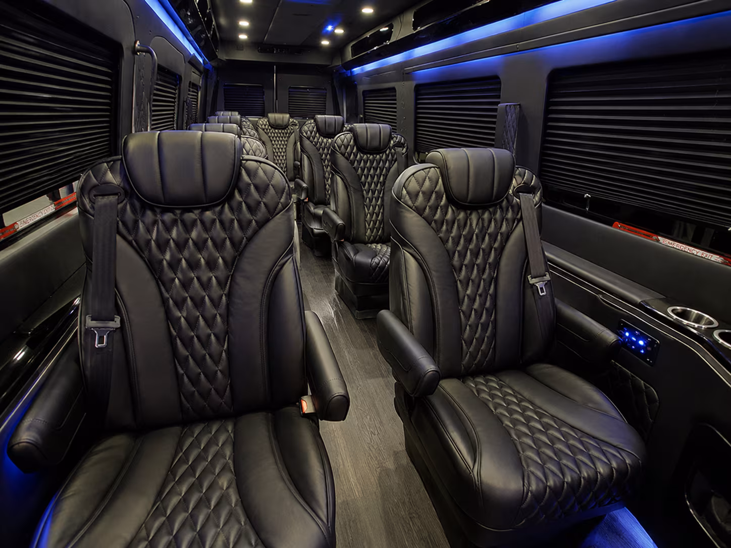 new haven 8 passenger sprinter van interior