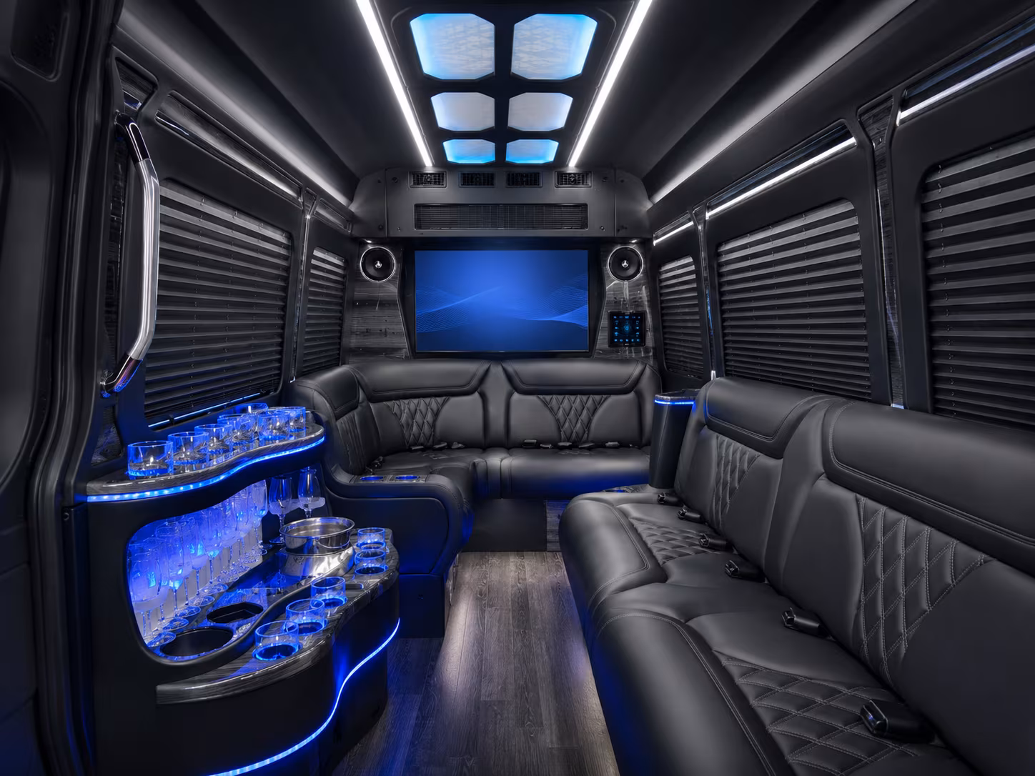 new haven sprinter limousine inside